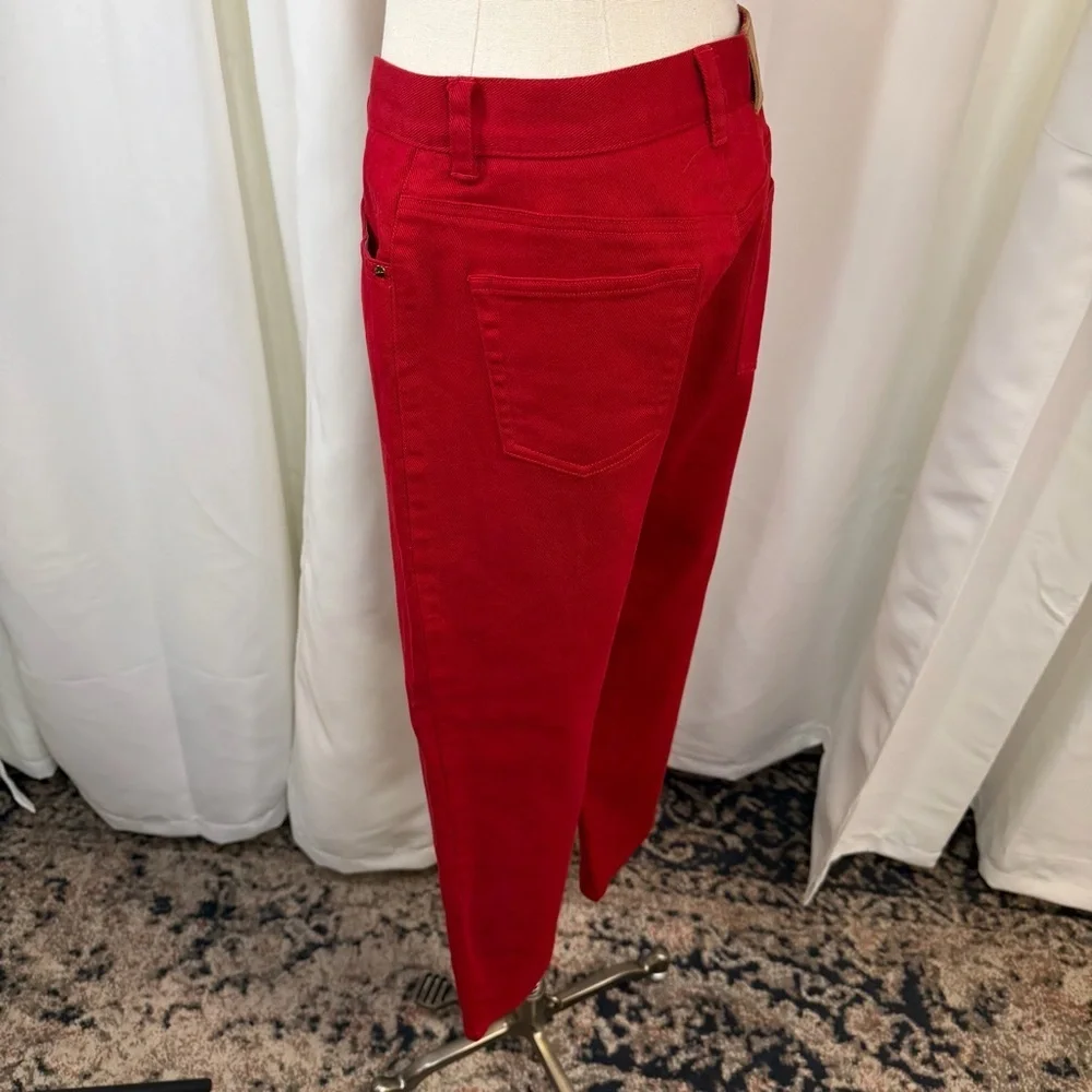 Lauren Ralph Lauren - Lauren Jeans Co. Bright Red Straight Leg Jeans Vintage 8P